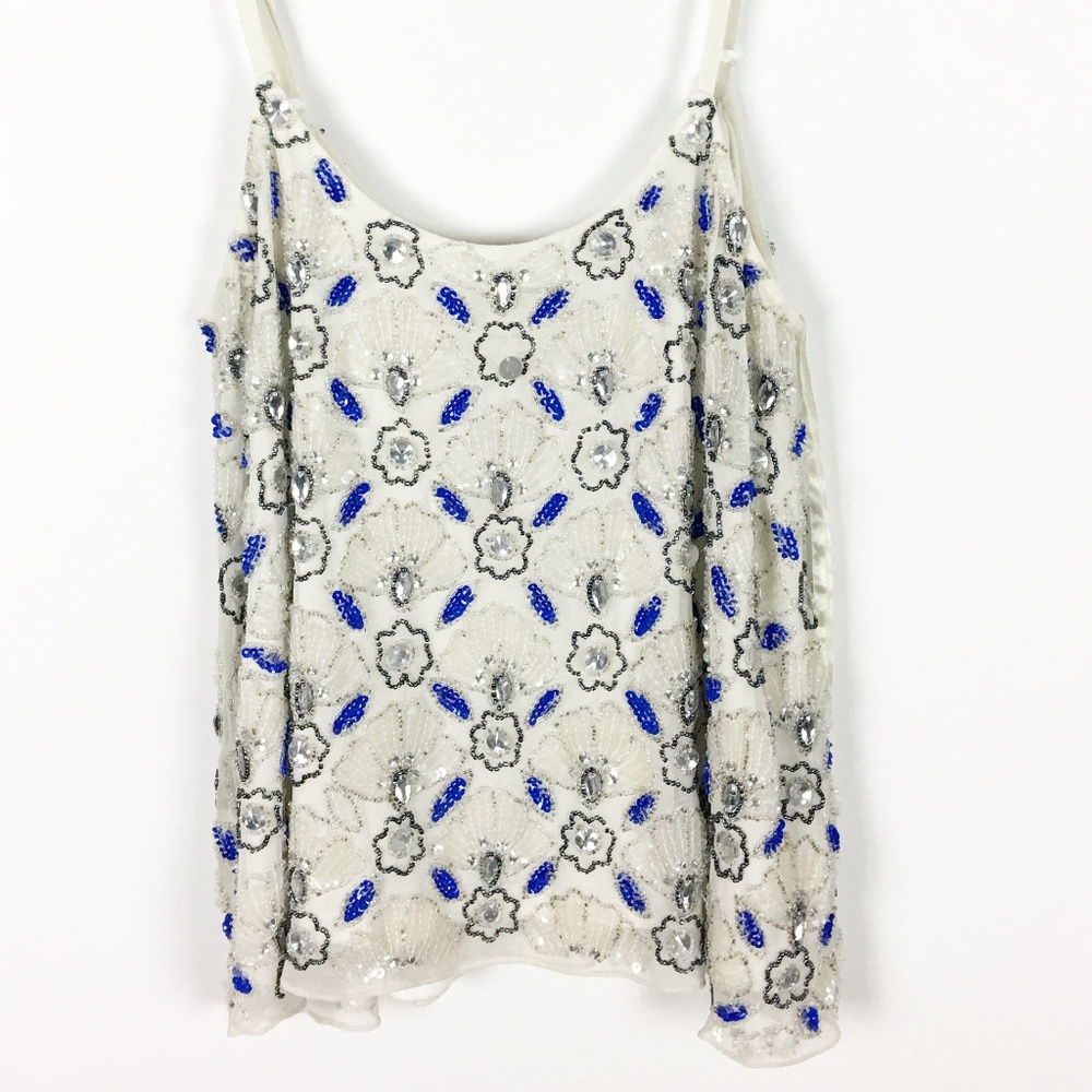 Yumi Kim | Floral Beaded Tank